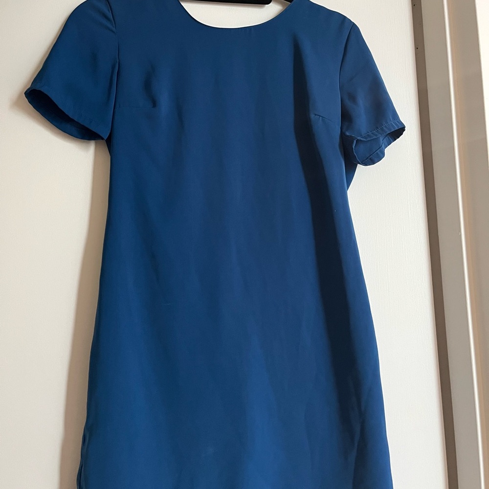 Elegant Blue Women's Dress